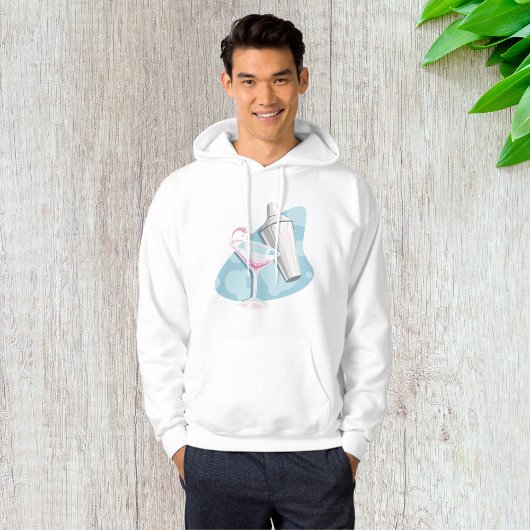 Pink Martini Cocktail en Silver Shaker Hoodie