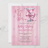 Pink Martini Een Tini Bit Ouder 50ste Verjaardagsf Kaart (Voorkant)