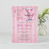 Pink Martini Een Tini Bit Ouder 50ste Verjaardagsf Kaart (Staand voorkant)