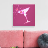 PINK MARTINI Galerij Wrapped Canvas Afdruk (Insitu (Woonkamer))