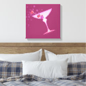 PINK MARTINI Galerij Wrapped Canvas Afdruk (Insitu (Slaapkamer))
