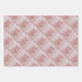 Pink Mary Starry Wrapping Paper (Voorkant 3)