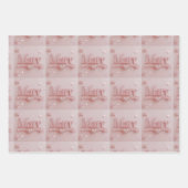 Pink Mary Starry Wrapping Paper (Voorkant 2)