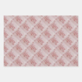 Pink Mary Starry Wrapping Paper (Voorkant)