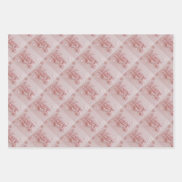 Pink Mary Starry Wrapping Paper
