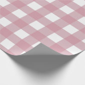 Pink Mauve Buffalo Plaid Cadeaupapier (Hoek)