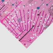 Pink Maximalist Abstract: Raspberry Sundae Tissuepapier (Detail)