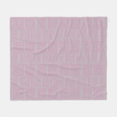 Pink Maze Fleece Deken (Voorkant (Horizontaal))