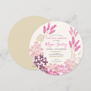 Pink Meadow First Rice Ceremony Kaart