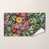 Pink Meadow Floral Bad Handdoek (Handdoek)