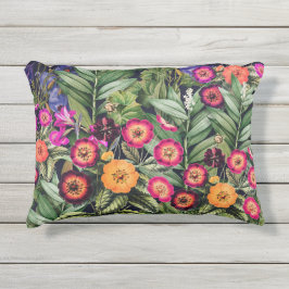 Pink Meadow Floral Buitenkussen