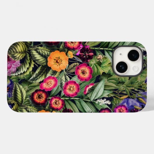 Pink Meadow Floral Case-Mate iPhone Case (Achterkant (horizontaal))