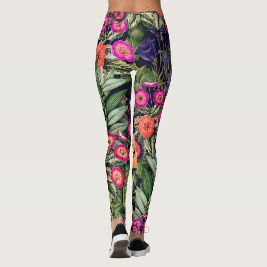 Pink Meadow Floral Leggings (Achterkant)