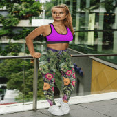 Pink Meadow Floral Leggings