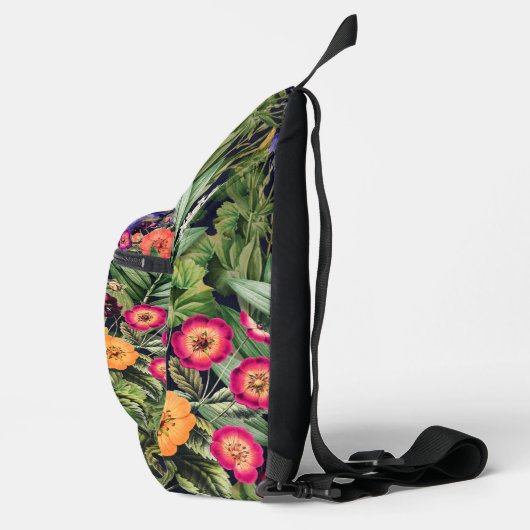 Pink Meadow Floral Sling Bag (Rechts)