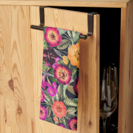 Pink Meadow Floral Theedoek