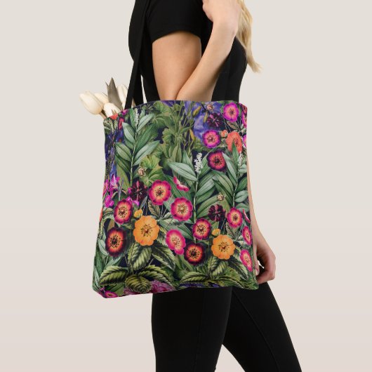 Pink Meadow Floral Tote Bag (Dichtbij)