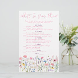 Pink Meadow Wildflowers Wat zit er in je telefoons