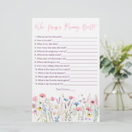 Pink Meadow Wildflowers Wie kent mama het beste sp