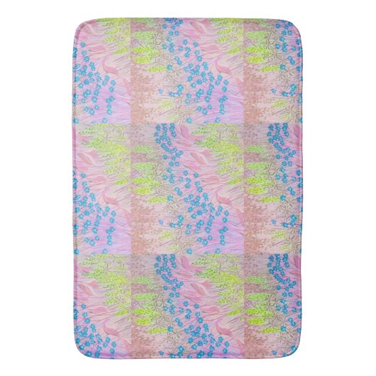 Pink Meadows Bath Mat (Voorkant Verticaal)