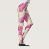 PINK MECHANICAL GEARS INDUSTRIAL MACHINERY TANK LEGGINGS (Rechts)