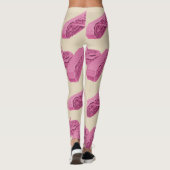 PINK MECHANICAL GEARS INDUSTRIAL MACHINERY TANK LEGGINGS (Achterkant)