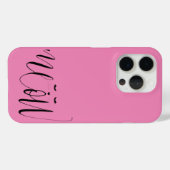 Pink Meow Cat Case-Mate iPhone Case (Achterkant (horizontaal))