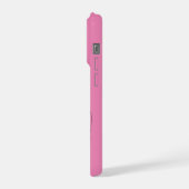 Pink Meow Cat iPhone Hoesje (Linkerkant)