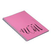 Pink Meow Cat Notitieboek (Rechterzijde)