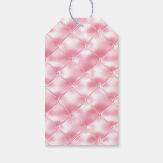 Pink Meow Kitty Kat Cadeaulabel (Achterkant)