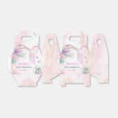 Pink Mermaid 1st Birthday Oneder the Sea Bedankdoosjes (Uitgevouwen)