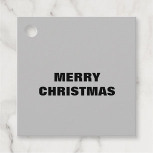 PINK MERRY CHRISTMAS SIMPLE FAVOR TAGS BEDANKJES LABELS