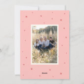 Pink Merry Everything and a Happy Always Feestdagenkaart (Achterkant)