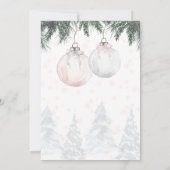 Pink Merry Little Baby shower Kaart (Achterkant)