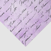 PINK MET ZWARTE HANDSCHRIJVING TISSUEPAPIER (Detail)