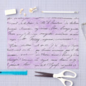 PINK MET ZWARTE HANDSCHRIJVING TISSUEPAPIER (Craft)