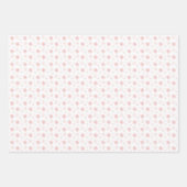 Pink/Mint Holiday Wrapping Paper Sheets (Voorkant 3)