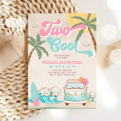 Pink Mint Two Cool Surfen 2e verjaardag Kaart