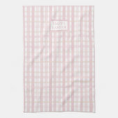 Pink Mix Plaid Theedoek (Verticaal)