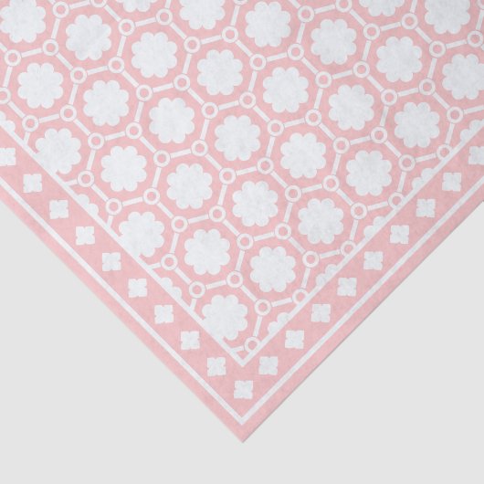 Pink Modern Bone Inlay Decoupage Paper Tissuepapier (Detail)