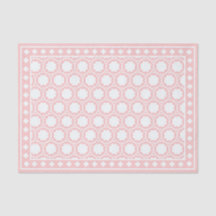 Pink Modern Bone Inlay Decoupage Paper