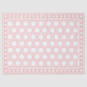 Pink Modern Bone Inlay Decoupage Paper Tissuepapier (Voorkant)