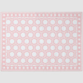 Pink Modern Bone Inlay Decoupage Paper Tissuepapier (Voorkant)