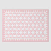 Pink Modern Bone Inlay Decoupage Paper Tissuepapier (Voorkant)