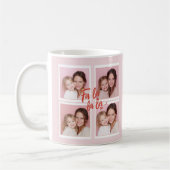 Pink Modern Christmas Photo Collage | Fa La La Koffiemok (Links)