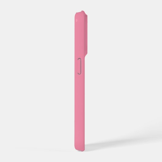 Pink Modern Double Layer Simple Initial Monogram  iPhone Hoesje (Rechterkant)