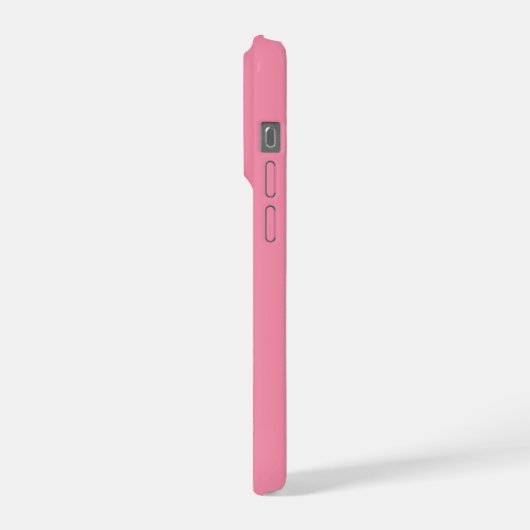 Pink Modern Double Layer Simple Initial Monogram  iPhone Hoesje (Linkerkant)