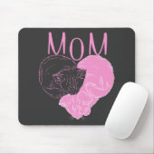 Pink MOM Heart Cats Muismat (Met muis)