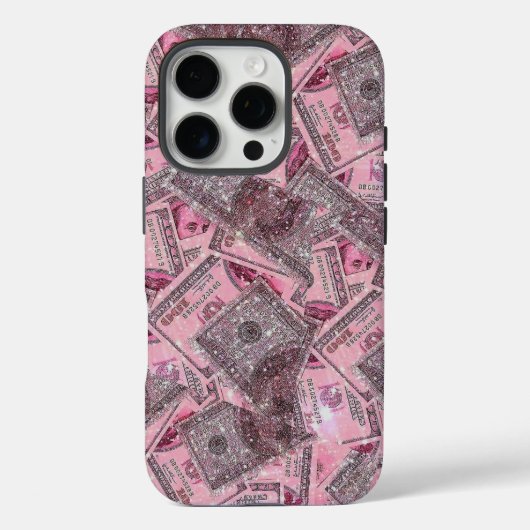 Pink Money Aesthetic Phone Case 💸💖 (Achterkant)