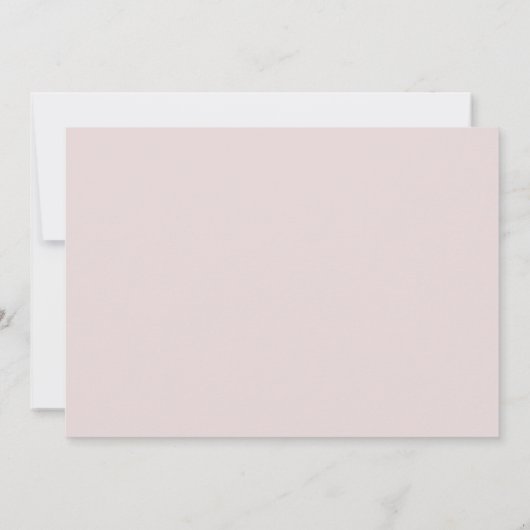 Pink Monkey Verjaardag Uitnodiging (Achterkant)